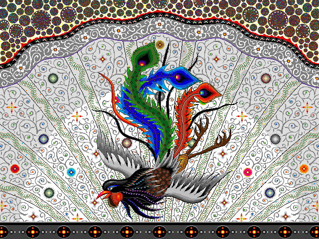 Phoenix – DeluxePaint Demo Image, an IBM Compatibles Image by Electronic Arts